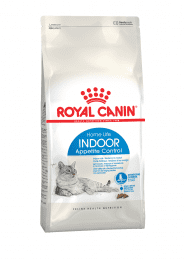 Корм Royal Canin Indoor Appetite Control для взрослых кошек (в возрасте от 1 года до 7 лет), живущих в помещении и склонных к перееданию, 2 кг