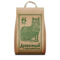 Наполнитель PROFI, древесный впитывающий, 9.3 кг(25 л)