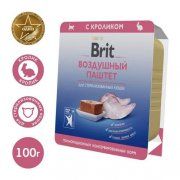 Паштет Brit для стерилизованных кошек с кроликом, Premium Sterilised, 100 г