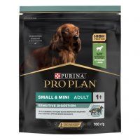 Корм Purina Pro Plan для взрослых собак мелких и карликовых пород с чувствительным пищеварением с ягненком и рисом, 700 г