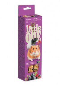 Палочки Little One для хомяков, крыс, мышей и песчанок с ягодами, 2х60 г