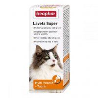 Кормовая добавка Beaphar для борьбы с выпадением шерсти у кошек, Laveta Super Katze, 50 мл