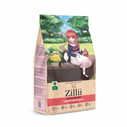 Корм Zillii, для стерилизованных и с избыточным весом взрослых кошек, с индейкой и уткой, Light/Sterilized, 400 г