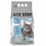 Наполнитель минеральный Cat Step Compact Gray Original, комкующийся, 4 кг (5 л)