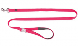 Поводок "TRIXIE" Easy Flash для собак, светящийся, (S–L) 1,20–1,80 м / 25 мм, неоново-розовый