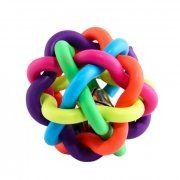 Игрушка Мяч Молекула для собак, микс цветов, 8 см