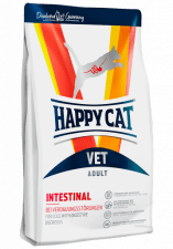 Корм Happy Cat для взрослых кошек всех пород с 6 месяцев со слабым пищеварением, VET Intestinal Adul, 1 кг