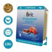 Паштет Brit для стерилизованных кошек с форелью, Premium Sterilised, 100 г