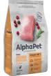 Корм AlphaPet, для взрослых кошек, с индейкой, MONOPROTEIN, 1,5 кг