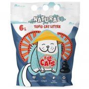 Наполнитель FOR CATS Tofu комкующийся, без запаха, 2,5 кг (6 л)