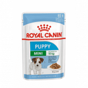Кусочки в соусе Royal Canin для щенков мелких пород, MINI PUPPY, 85 г