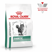 Корм Royal Canin Diabetic диетический для взрослых кошек, разработанный для регулирования уровня глюкозы при сахарном диабете. Ветеринарная диета, 350 г