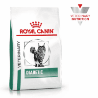 Корм Royal Canin Diabetic диетический для взрослых кошек, разработанный для регулирования уровня глюкозы при сахарном диабете. Ветеринарная диета, 350 г