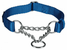 Строгий ошейник "TRIXIE" "Premium" для собак, размер M-L, 35-50 см / 20 мм, синий