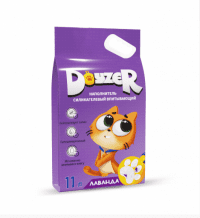 Наполнитель DOYZER, силикагелевый впитывающий, с ароматом лаванды 4,6 кг (11 л)