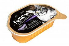 Корм консервированный FeliCat для кошек, Курица, 95 г