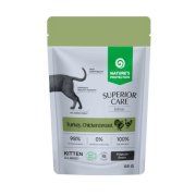 Пауч Nature's Protection Kitten GRAIN FREE для котят с индейкой и куриной грудкой, 85 г