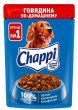 Пауч Chappi для взрослых собак, с говядиной, 85 г