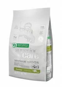 Корм Nature's Protection беззерновой для щенков мелких пород, с белой рыбой, SC white Dogs Grain Free, 1,5 кг