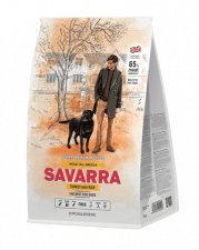 Корм SAVARRA Adult Dog Turkey для взрослых собак, индейка и рис, 1 кг