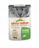 Пауч Аlmo Nature Anti Hairbal для кошек, выдение шерсти, с говядиной, 70 г
