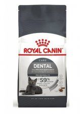 Корм Royal Canin для взрослых кошек рекомендуется для профилактики образования зубного налета и формирования зубного камня, Dental Care feline, 400 г