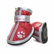 Ботинки для собак, красные с лапками, Triol, 40х30х40 мм