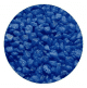 Грунт для аквариума Цветная мраморная крошка 2-5 мм Синяя (блестящая), 1 кг