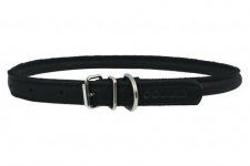 Ошейник "CoLLaR SOFT" круглый для длинношерстных собак, чёрный, диаметр 10 мм, д 33-41 см