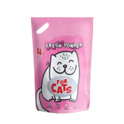 Наполнитель FOR CATS силикагелевый впитывающий, Fresh Powder, 1,55 кг (4 л)