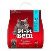 Наполнитель Pi-Pi-Bent для кошачьего туалета, Классик, 5 кг (12 л)