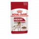 Пауч Royal Canin для взрослых собак средних пород, кусочки в соусе, MEDIUM ADULT, 140 г