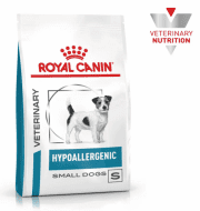 Корм Royal Canin Hypoallergenic Small Dog для взрослых собак весом до 10 кг, применяемый при пищевой аллергии или пищевой непереносимости. Ветеринарная диета, 1 кг