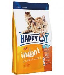 Корм Happy Cat Indoor Atlantik-Lachs 32/18 для взрослых кошек с малой активностью с атлантическим лососем, 1,4 кг