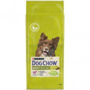 Корм Dog Chow для взрослых собак с ягненком, 14 кг