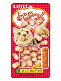 Лакомство INABA для кошек со вкусом куриного бульона, ТОБИЦУКУ, 25 г