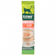 Лакомство Titbit Крем-суп для кошек с кусочками индейки, 10 г