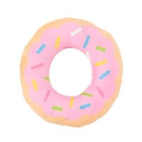 Игрушка Mr.Kranch для собак Пончик, розовая, 12х3 см