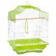 Клетка Пижон для птиц укомплектованная, зеленая, 30х23х39 см