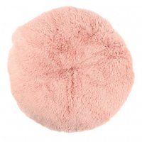 Лежанка-матрас Gamma для животных круглая "Перина" L, розовая, 600х600х80мм