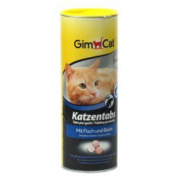 Витамины GIMPET CAT TABS для кошек с рыбой, 710 шт
