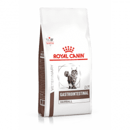 Корм Royal Canin Gastrointestinal Hairball диетический для взрослых кошек при нарушениях пищеварения, 400 г