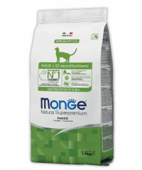 Корм Monge для взрослых кошек, из кролика, Speciality Line Monoprotein, 1,5 кг