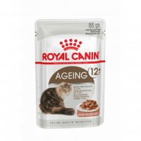 Пауч Royal Canin для стареющих кошек, кусочки в соусе, Ageing 12+, 85г