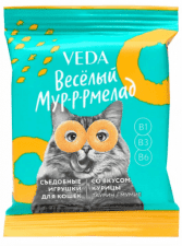 Лакомство Веселый Мур-р-рмелад со вкусом курицы, 6 г