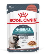 Пауч Royal Canin Hairball Care для кошек, кусочки в соусе, 85 г