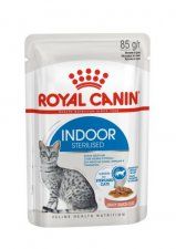 Кусочки в соусе Royal Canin для взрослых кошек, живущих в помещении, Indoor Sterilised in Gravy, 85 г