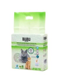 Наполнитель BUBU PETS соевый с бентонитом для кошачьего туалета, TOFU CAT LITTER + BETTONITE Green Tea, 6л(2.2 кг)