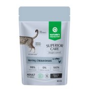 Пауч Nature`s Protection Weight Control GRAIN FREE контроль веса кошек, сельдь,куриная грудка, 85г