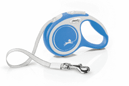 Рулетка Flexi New Comfort XS ременная, голубая, 3м